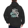 Lung Cancer Dad Ribbon Men's Hoodie Back Print Lung Cancer Dad Ribbon Men's Hoodie Back Print