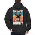 Malinois Dad Maligator Daddy Belgian Malinois Men's Hoodie Back Print