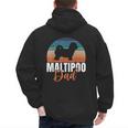 Maltipoo Dad Men's Hoodie Back Print