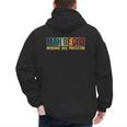 Man Of God Husband Dad Protector Christian Faith Fathers Day Men's Hoodie Back Print