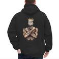 I Am Man King Powerful Dad Afro Melanin Black History Men's Hoodie Back Print
