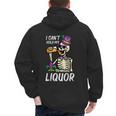 Mardi Gras Skeleton Cant Hold My Carnival Team Dad Men Men's Hoodie Back Print