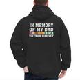 In Memory Of My Dad Vietnam Veteran Family Matching Men's Hoodie Back Print
