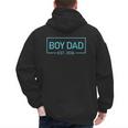 Men Boy Dad Est 2026 Newborn Daddy Father Baby Boy Son Men's Hoodie Back Print Men Boy Dad Est 2026 Newborn Daddy Father Baby Boy Son Men's Hoodie Back Print