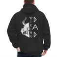Men Celtic Norse Mythology Viking Dad Men's Hoodie Back Print