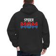 Mom And Dad Spider Family Matching Birthday Halloween Men's Hoodie Back Print