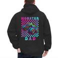 Monster Truck Dad Family Matching Shirt Truck Lovers Men's Hoodie Back Print