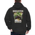 Monster Truck Dad Monster Truck Are My Jam Adults Kids Men's Hoodie Back Print