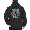 Monster Truck Dad Monster Truck Are My Jam Truck Lovers Men's Hoodie Back Print