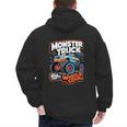 Monster Truck Dad Wheelie Cool Like Normal Dad Men's Hoodie Back Print