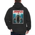 MonsterMuttz Great Dane Jowls Paws Top Drooling Dog Mom Dog Dad Men's Hoodie Back Print