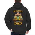 Nacho Average Dad Father Joke Vintage Cinco De Mayo Men's Hoodie Back Print