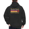 Nerdy Dads Dice For Tabletop RPG New Father Men's Hoodie Back Print