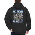 No More Mr Nice Guy Alpha Wolf Meme Dad Papa Men Men's Hoodie Back Print