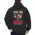 I Am Not The Step Dad I Am The Dad That Stepped Up Fathers Men's Hoodie Back Print
