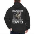 I Once Protected Him Now He Protects Me Proud Army Dad Men's Hoodie Back Print