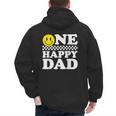 One Happy Dude Dad 1st Birthday Family Matching Men's Hoodie Back Print