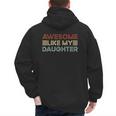 Parents' Day Quote Awesome Like My Daughter Cool Dad Men's Hoodie Back Print