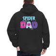 Parents Mom Spider Dad Matching Family Birthday Men's Hoodie Back Print