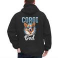 Pembroke Welsh Corgi Corgi Dad Men's Hoodie Back Print