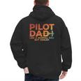 Pilot Dad Art For Men Father Aviation Airplane Pilot Men's Hoodie Back Print Pilot Dad Art For Men Father Aviation Airplane Pilot Men's Hoodie Back Print