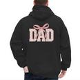 Pink Bow Dad Dad Life Best Dad Ever Father's Day Tees Men's Hoodie Back Print
