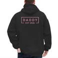Pink Daddy Est 2026 Logo Father 2026 Loading New Dad 2026 Men's Hoodie Back Print