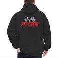 Pit Crew Family Racing Birthday Race Car For Dad Mom Kids Men's Hoodie Back Print Pit Crew Family Racing Birthday Race Car For Dad Mom Kids Men's Hoodie Back Print