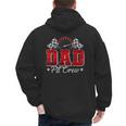 Pit Crew Race Car Racing Dad Family Birthday Party Men's Hoodie Back Print