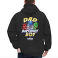 PJ Masks Group Shot Dad Of The Birthday Boy Logo Men's Hoodie Back Print