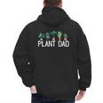 Plant Dad Potted Plant Lover Gardening Plant Guy Men's Hoodie Back Print