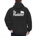 Pomeranian Father Dad The Pom Father Dog Lover Small Men's Hoodie Back Print