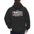 Princess Security Boys Big Brother Vintage Birthday Dad Mom Men's Hoodie Back Print