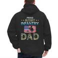Proud Army Dad-Army Infantry Dad Camouflage Graphics Army Men's Hoodie Back Print