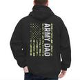 Proud Army Dad United States USA Flag For Father's Day Men's Hoodie Back Print