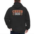 Proud Cheer Dad My Favorite Cheerleader Calls Me Dad Orange Men's Hoodie Back Print