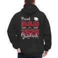 Proud Dad Of a Class Of 2026 Graduate For Graduation Men's Hoodie Back Print