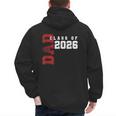 Proud Dad Of Class Of 2026 Graduate Men's Hoodie Back Print