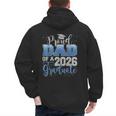 Proud Dad Of a Class Of 2026 Graduate Senior Graduation Men's Hoodie Back Print