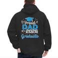 Proud Dad Of a Class Of 2026 Graduate Senior 2026 Men's Hoodie Back Print Proud Dad Of a Class Of 2026 Graduate Senior 2026 Men's Hoodie Back Print