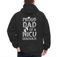 Proud Dad NICU Graduate Newborn Nurse Men's Hoodie Back Print