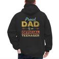 Proud Dad Of An Official Teenager 13th Birthday Son Daughter Men's Hoodie Back Print Proud Dad Of An Official Teenager 13th Birthday Son Daughter Men's Hoodie Back Print