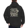 Quote Sayings I Never Dreamed Super Sexy Baseball Dad Men's Hoodie Back Print