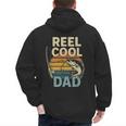 Reel Cool Dad Fathers Day Fishing Outdoors Men's Hoodie Back Print Reel Cool Dad Fathers Day Fishing Outdoors Men's Hoodie Back Print