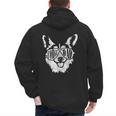 Retro Corgi Dad Dog Owner Pet Welsh Corgi Fathers Day Men's Hoodie Back Print