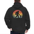 Retro Vintage Bigfoot Dad Fathers Day Father Son Matching Men's Hoodie Back Print Retro Vintage Bigfoot Dad Fathers Day Father Son Matching Men's Hoodie Back Print