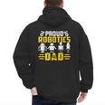 Robotics Father Robotics Dad Men's Hoodie Back Print