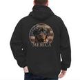 Rottie Dog Mom Dad 'Merica Rottweiler Men's Hoodie Back Print Rottie Dog Mom Dad 'Merica Rottweiler Men's Hoodie Back Print