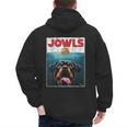 Rottie Rottweiler Jowls Burger Giant Tank Dog Mom Dad Men's Hoodie Back Print