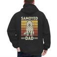 Samoyed Dad Men's Hoodie Back Print